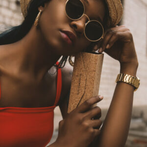 BIME DESIGN Gold-plated sunglasses